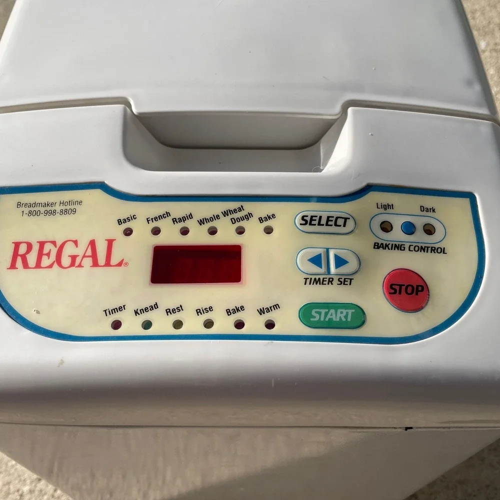 Regal Automatic Breadmaker Model KR750 White Kitchen‎ Appliance